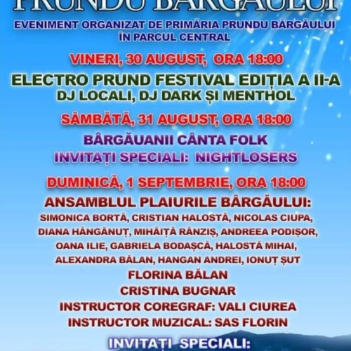 Locuitorii din Prundu Bargiului, invitați la Electro Prund Festival