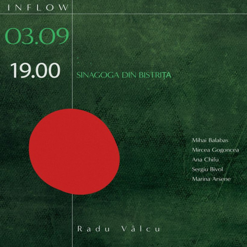 Concert special &quot;Radu Valcu - In Flow&quot; pe 3 septembrie