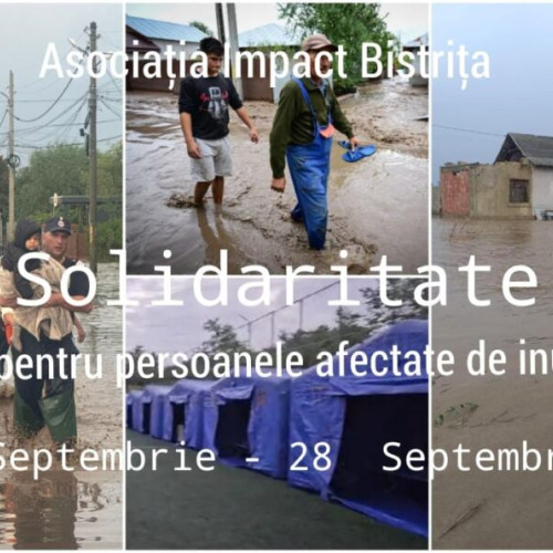 Asociatia Impact Bistrița inițiază o campanie de ajutor pentru persoanele afectate de inundații