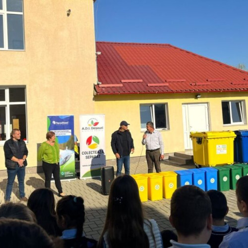 Proiect educațional pentru reciclarea deșeurilor în școlile din Bistrița-Năsăud