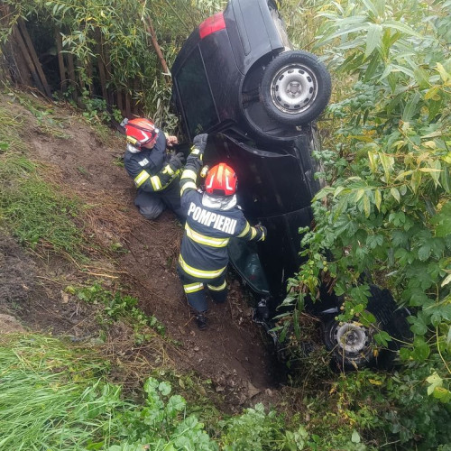 Accident rutier în Bistrița-Năsăud: un bărbat de 54 de ani, rănit