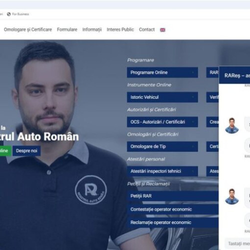 Chatbotul RARes îmbunătățește interacțiunea cu Registrul Auto Român