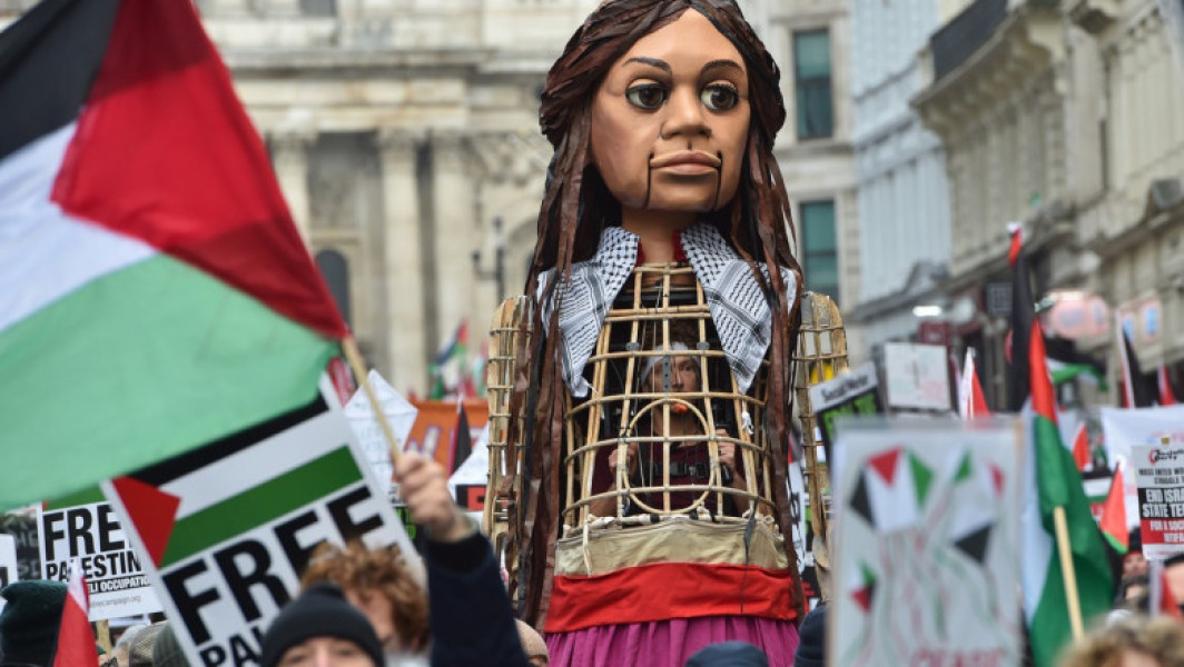 Al şaptelea Marş Naţional pentru Palestina în Londra