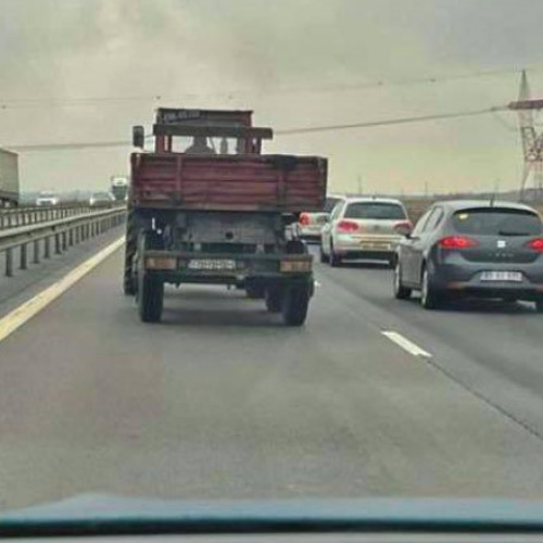 Șofer prins băut la volan pe autostradă