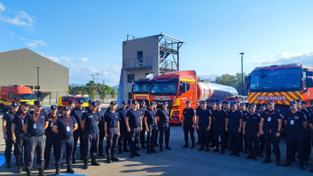 Al doilea contingent românesc de pompieri ajunge în Grecia pentru stingerea incendiilor de pădure