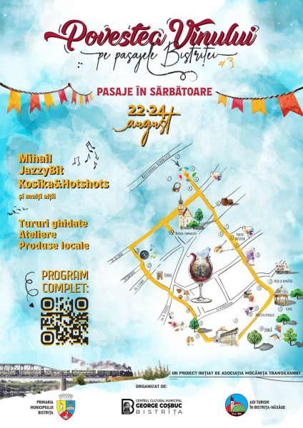 festivalul cultural din bistrita aduce muzică, artă și gastronomie în centrul orașului