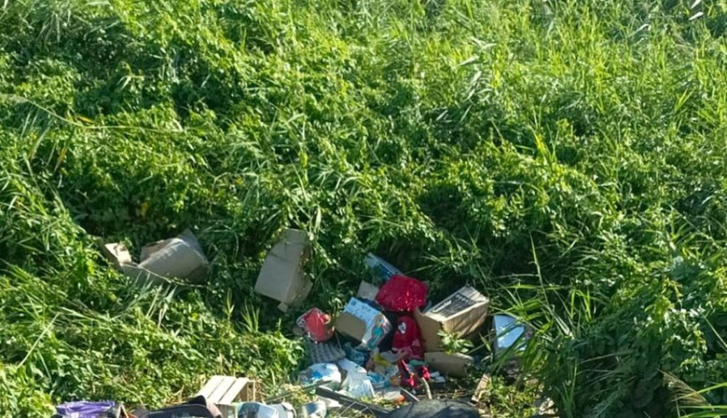 Poliție amendează un localnic pentru deșeuri abandonate în Cociu