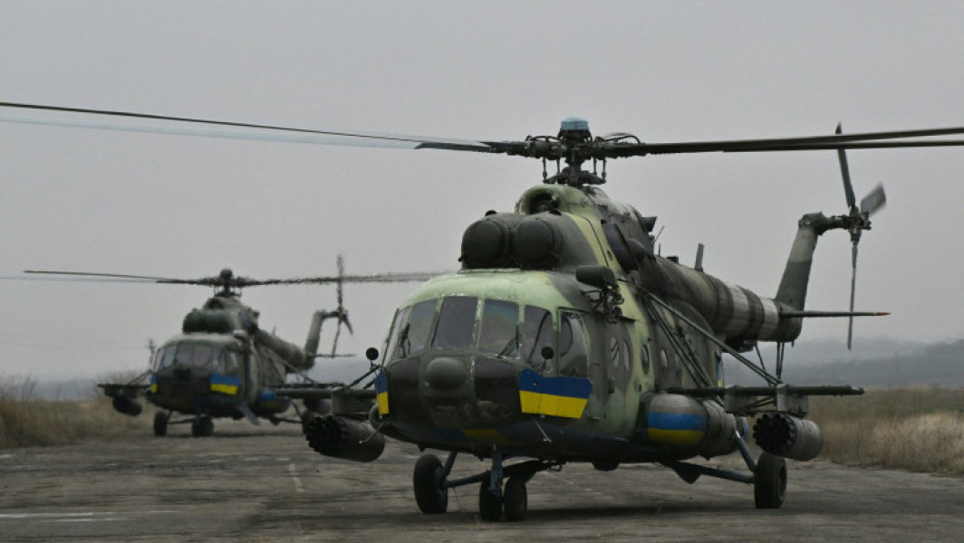 Mi-8 distruge dronă Shahed-136 în aer, demonstrație de pricepere ucraineană