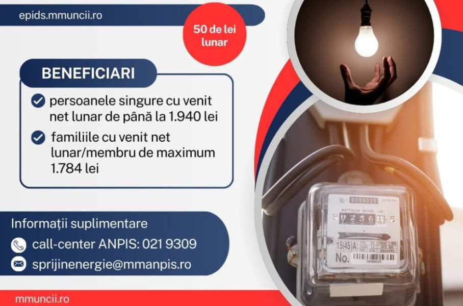Tichete de energie pentru plata facturilor electronice până în 2026