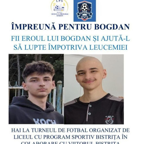 Incursiune Sportivă - Elev de la Liceul cu Program Sportiv, diagnosticat cu leucemie, primește sprijin din partea comunității