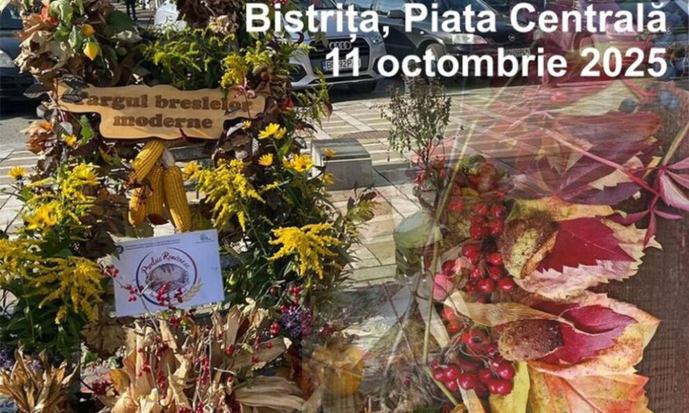 Târgul Produs în Bistrița-Năsăud celebrează Ziua Națională a Produselor Agroalimentare
