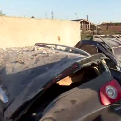 Zeci de mașini distruse în explozia din Rahova, proprietarii așteaptă despăgubiri