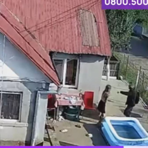 Imagini surprind momentul șocant al crimei din Mureș și incendiul casei