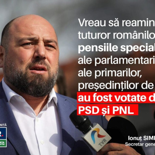 Alianța Dreapta Unită solicită referendum pentru eliminarea pensiilor speciale, președintele Klaus Iohannis primit o petiție cu 135.000 de semnături.