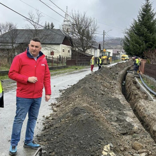 Lucrări în curs la Căianu Mic pentru extinderea rețelelor de apă-canal: Crearea disconfortului temporar pentru locuitorii din zonă, dar cu beneficii pe termen lung