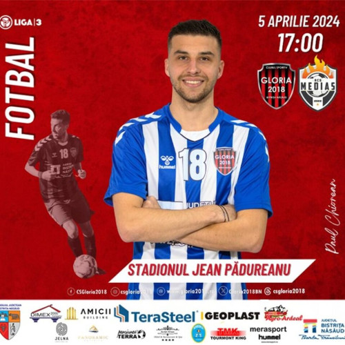 Gloria se confruntă cu ACS Mediaș pe Stadionul "Jean Pădureanu" în etapa a 2-a din play-off