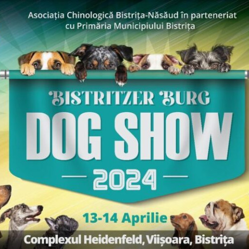 Expoziția canină Bistritzer Burg: Concurs de frumusețe pentru câini în 13-14 aprilie