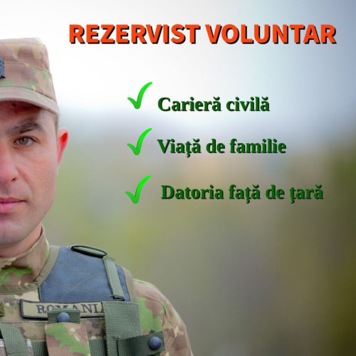 Nouă Campanie de Recrutare pentru Rezerviști Voluntari la Centrul Militar: Înscrieri Deschise!