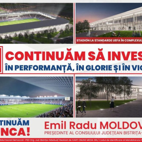 Investițiile în Sport Continuă în Bistrița-Năsăud: Stadion UEFA și Pistă de Atletism în Planurile lui Radu Moldovan și PSD pentru Județ