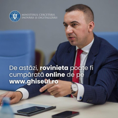 Noi facilități pentru achiziționarea rovinietei prin ghiseul.ro